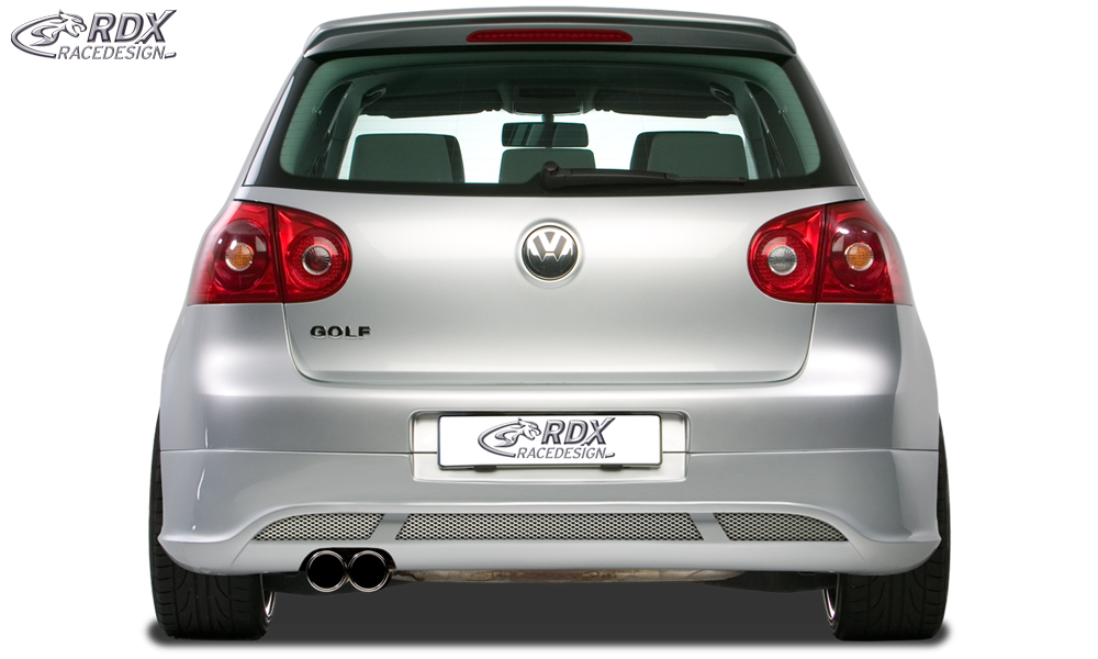 Diffuseur / Ajout de pare-chocs arrière RDX pour VW Golf 5 « V2 » avec orifice d'échappement à gauche