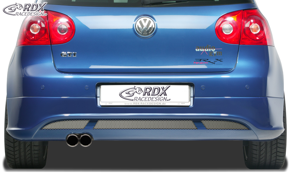 Diffuseur / Ajout de pare-chocs arrière RDX pour VW Golf 5 « V2 » avec orifice d'échappement à gauche