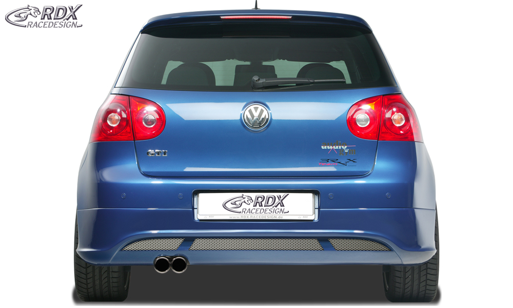 Diffuseur / Ajout de pare-chocs arrière RDX pour VW Golf 5 « V2 » avec orifice d'échappement à gauche