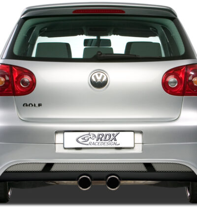 Diffuseur / Ajout de pare-chocs arrière RDX pour VW Golf 5 « V2 » avec orifice d'échappement pour échappement R32