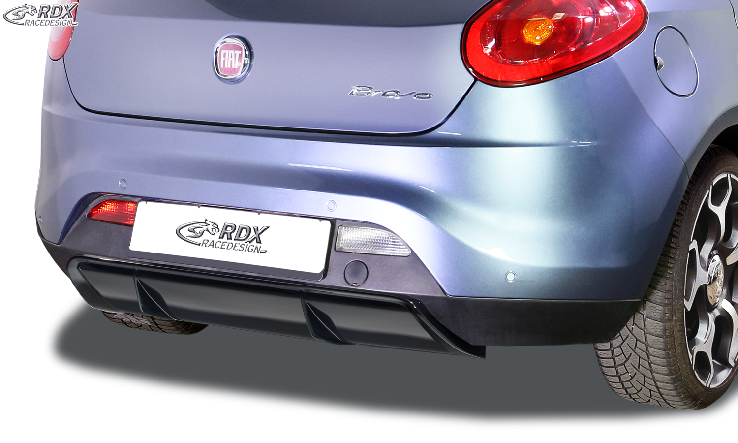Diffuseur / Ajout de pare-chocs arrière RDX pour FIAT Bravo (198) diffuseur