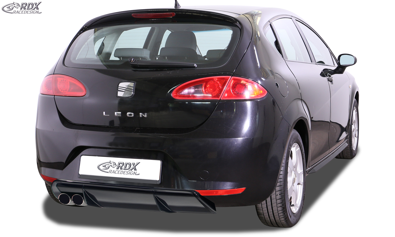 Diffuseur / Ajout de pare-chocs arrière RDX pour SEAT Leon 1P (-2009) avec diffuseur