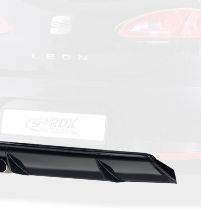 Diffuseur / Ajout de pare-chocs arrière RDX pour SEAT Leon 1P (-2009) avec diffuseur