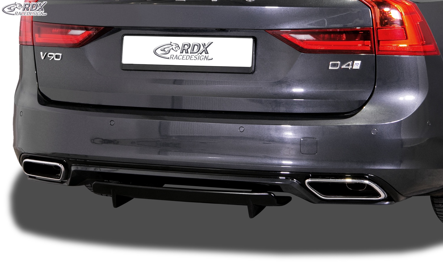 Diffuseur arrière RDX U-Diff XL pour VOLVO V90 / S90 R-Design (2016+)