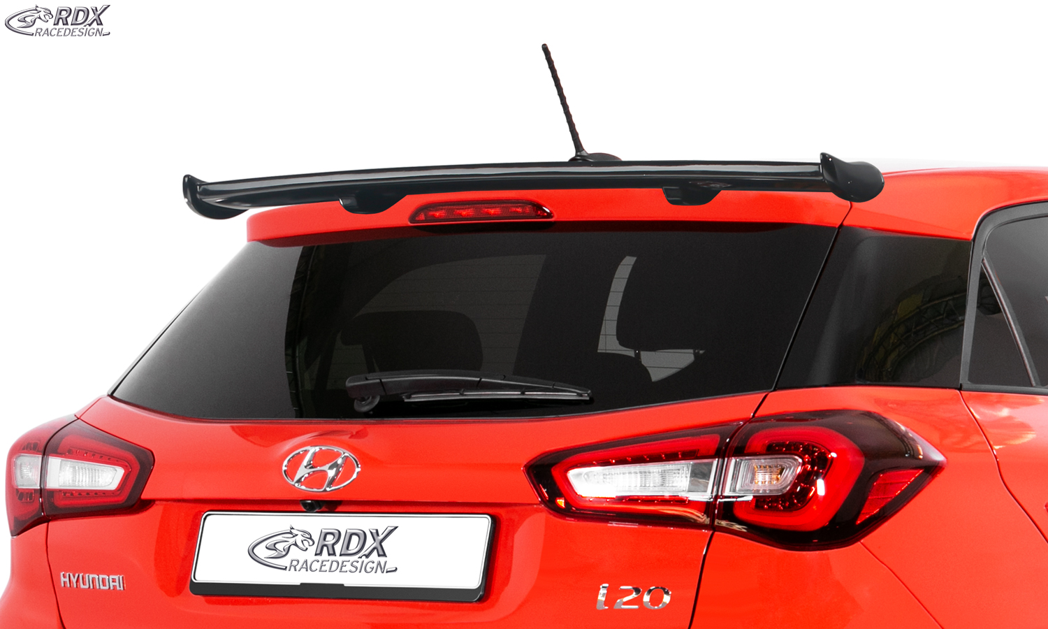 Aileron / Becquet RDX pour HYUNDAI i20 (GB | 2014-2018 & 2018-2020) Aileron de coffre Aileron arrière