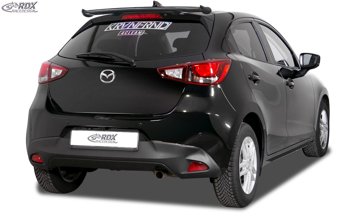 Aileron / Becquet RDX pour MAZDA 2 (DJ) 2014-2020 et aileron arrière 2020+