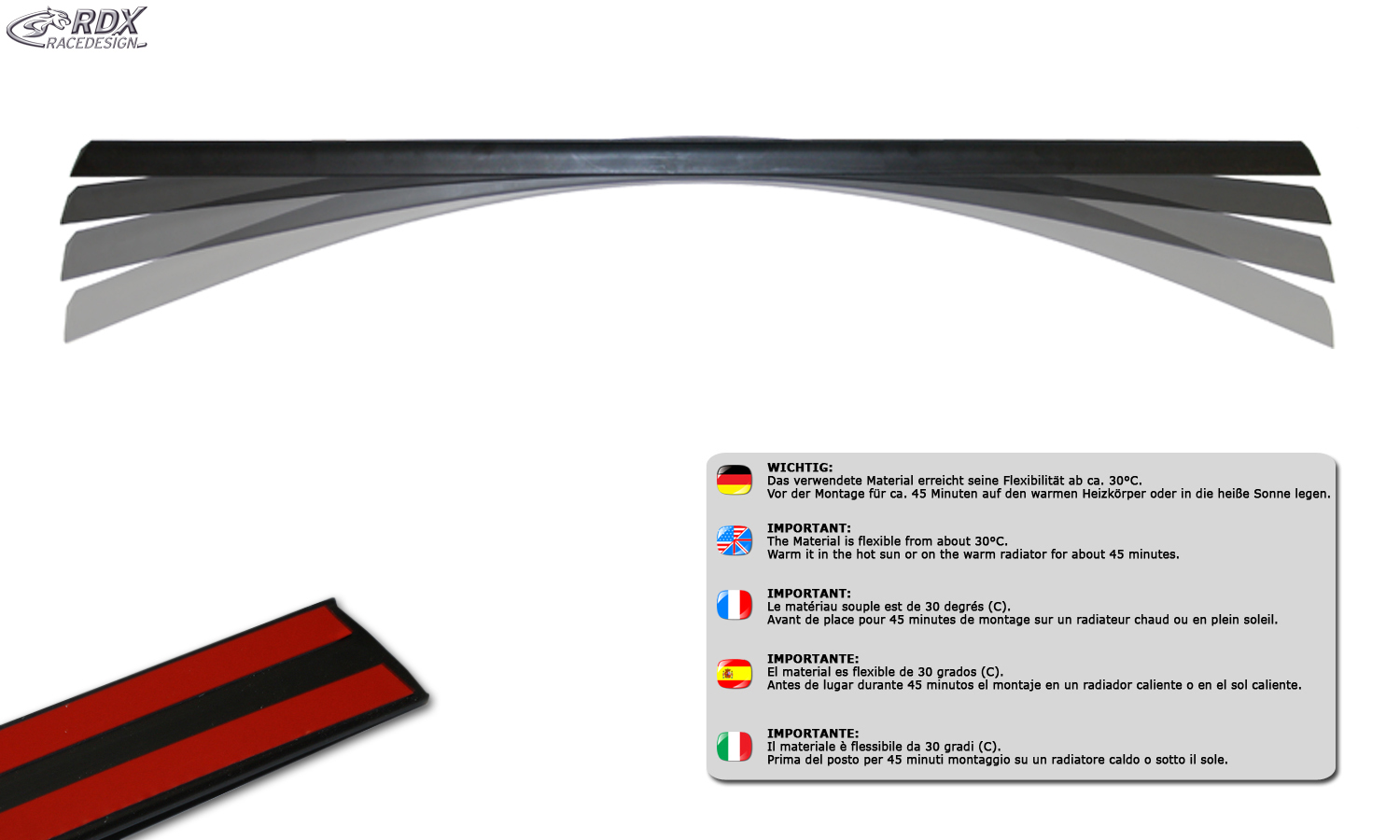 Aileron de coffre RDX pour VW ID.Buzz et ID.Buzz Cargo (EB / 2022+)