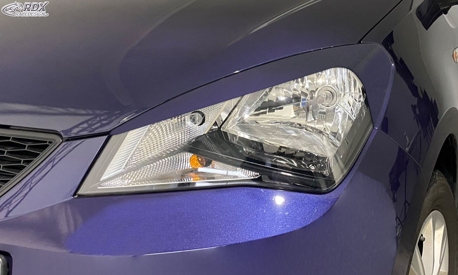 paupières de phares (la paire) RDX pour SEAT Mii Light Brows