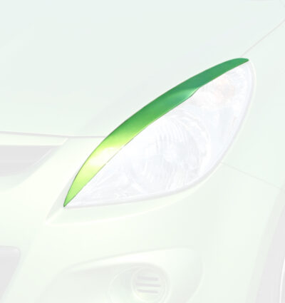paupières de phares (la paire) RDX pour HYUNDAI i20 (PB / PBT | 2008-2012)