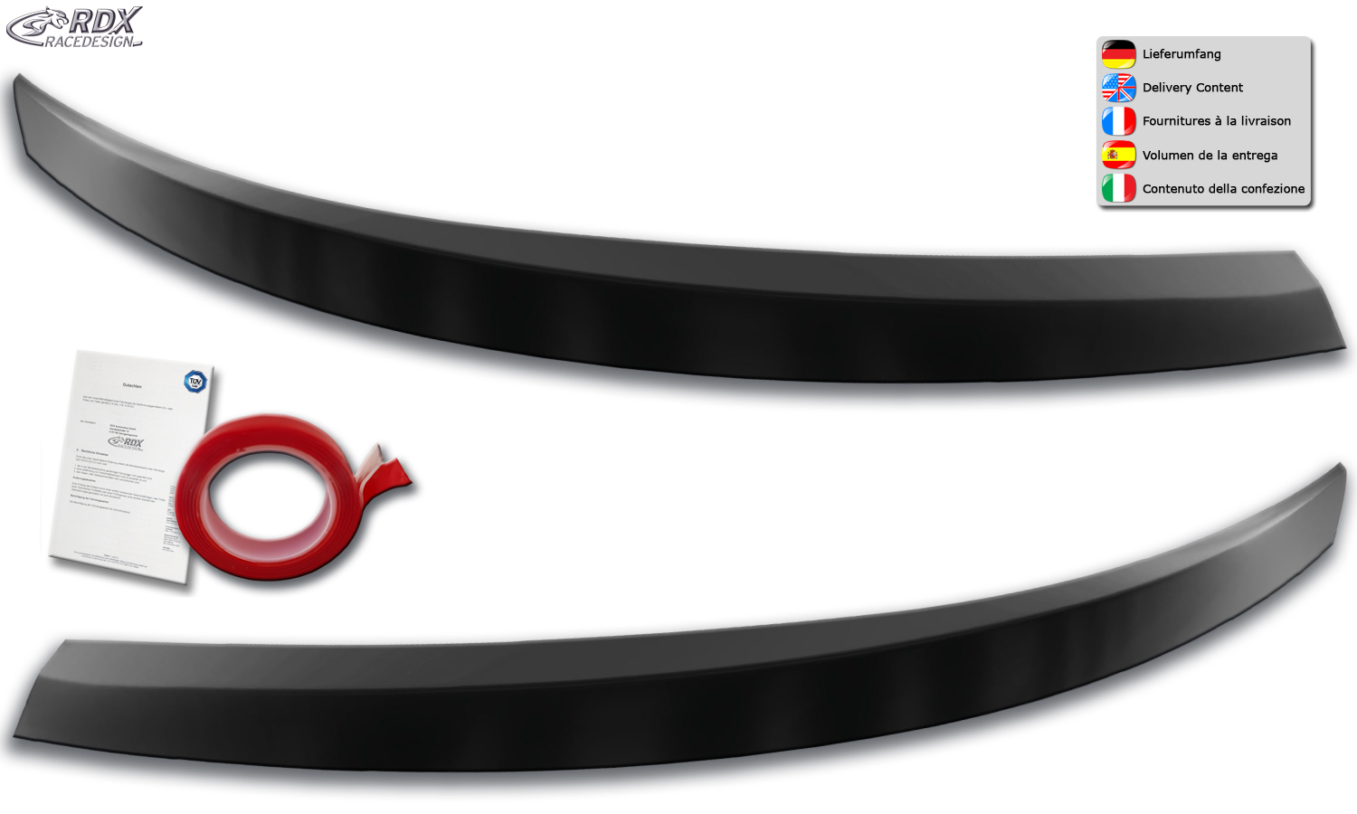 paupières de phares (la paire) RDX pour VW T6.1