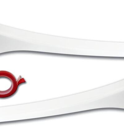 paupières de phares (la paire) RDX pour FORD Transit Custom et Tourneo Custom (2018+) blanc brillant Light Brows