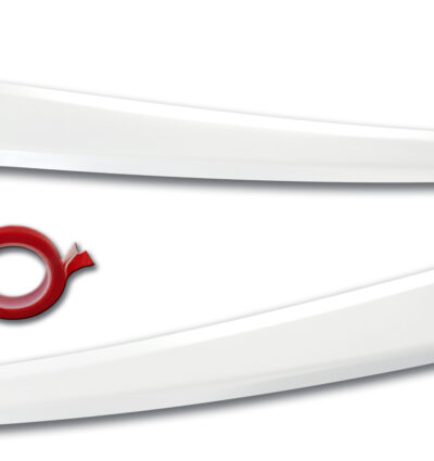 paupières de phares (la paire) RDX pour FIAT Ducato (2014+), CITROËN Jumper/Relay (2014+), OPEL/VAUXHALL Movano (2021+), PEUGEOT Boxer (2014+), TOYOTA ProAce Max (2024+), IVECO eSuperJolly (2026+) et RAM ProMaster (2013+) - Blanc brillant