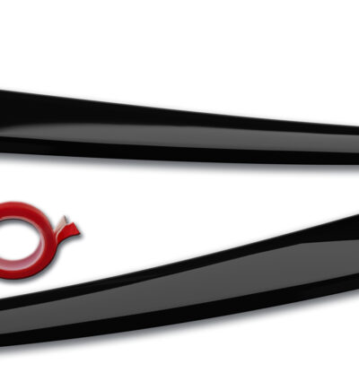 paupières de phares (la paire) RDX pour FIAT Ducato (2014+), CITROËN Jumper/Relay (2014+), OPEL/VAUXHALL Movano (2021+), PEUGEOT Boxer (2014+), TOYOTA ProAce Max (2024+), IVECO eSuperJolly (2026+) et RAM ProMaster (2013+) - Noir brillant