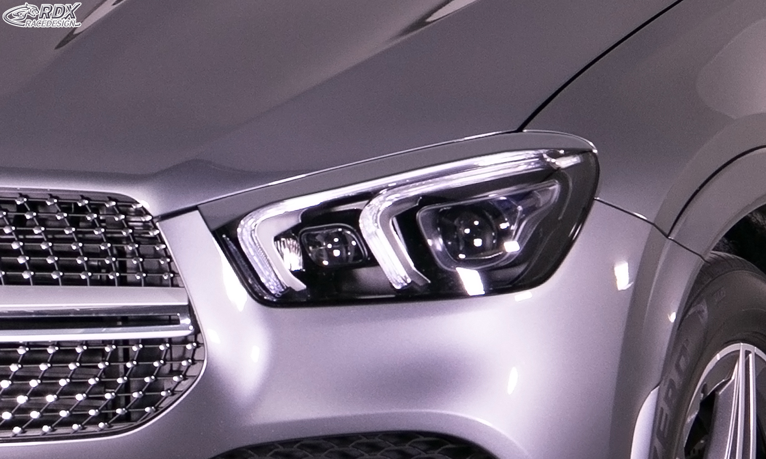 paupières de phares (la paire) RDX pour MERCEDES GLE 167 (2018+)