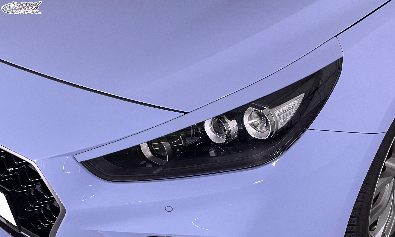 paupières de phares (la paire) RDX pour HYUNDAI i30 PD PDE (2017+)
