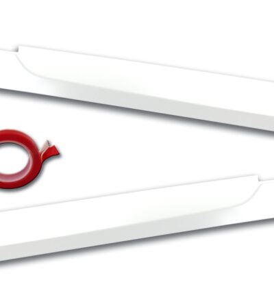 paupières de phares (la paire) RDX pour VW Crafter et MAN TGE (2017+) blanc brillant Light Brows