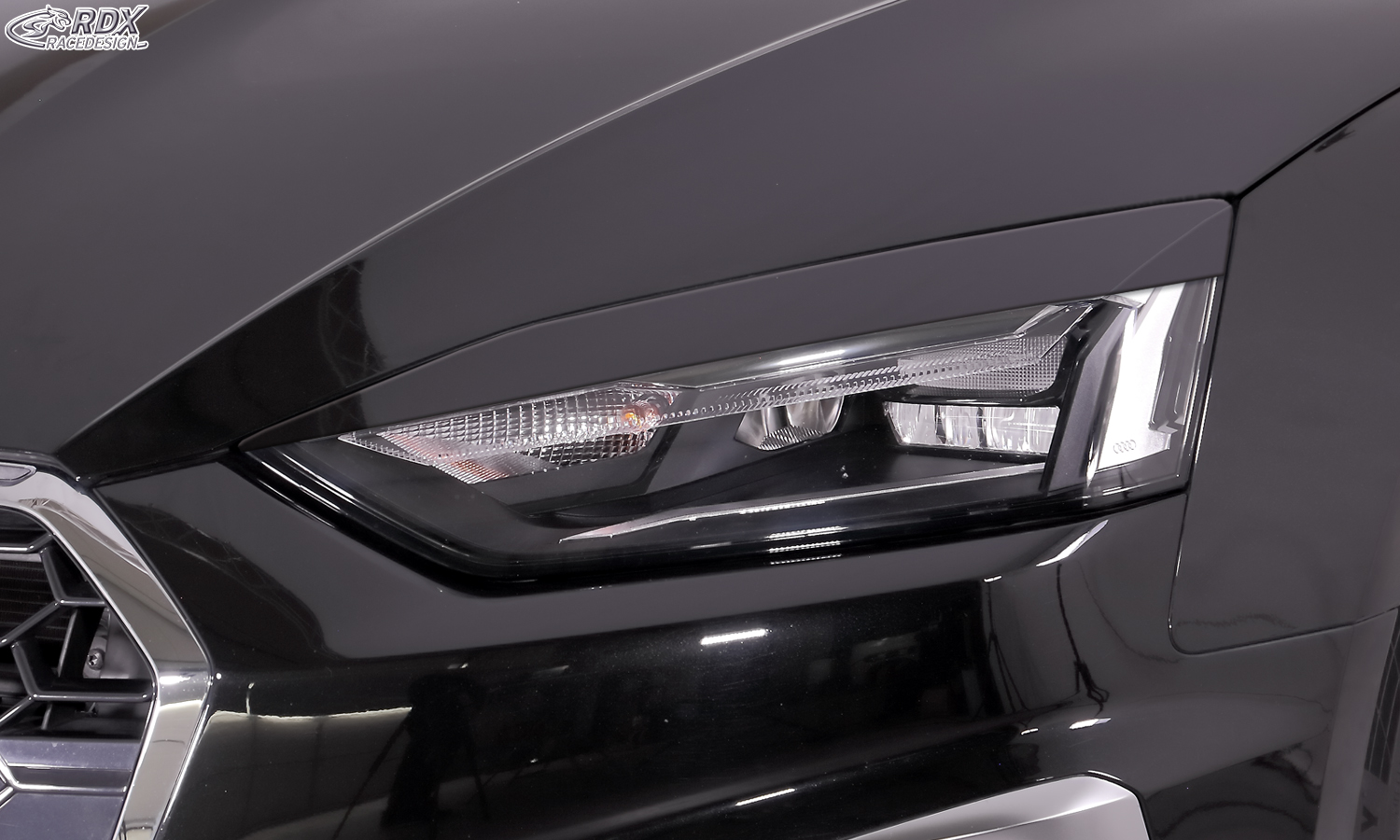 paupières de phares (la paire) RDX pour AUDI A5 (F5) pour phares LED standard