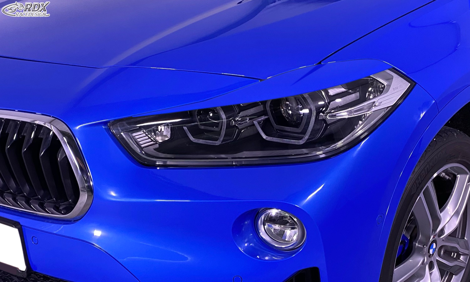 paupières de phares (la paire) RDX pour BMW X2 (F2X / F39 / 2017+)