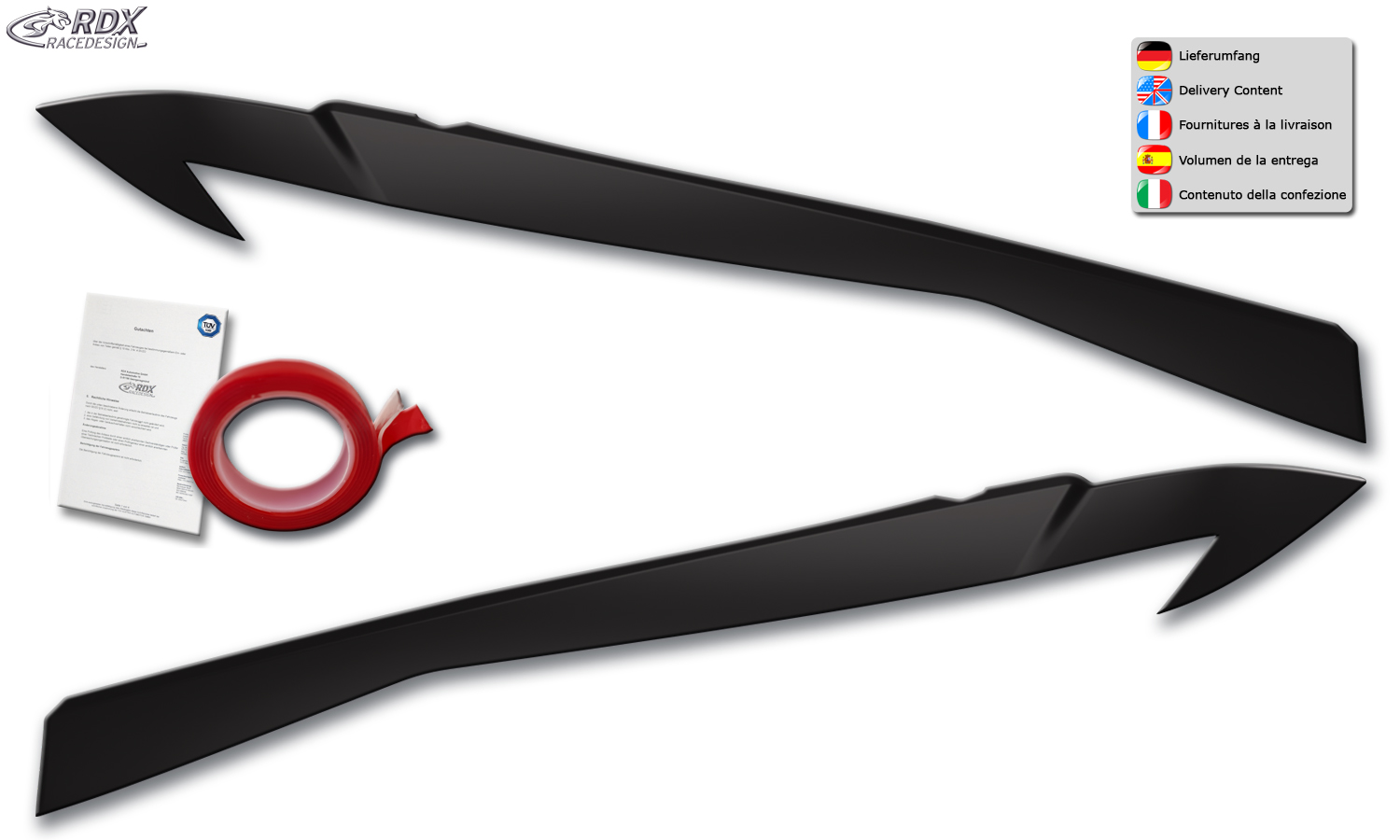 paupières de phares (la paire) RDX pour BMW X5 (F15 / 2013+)
