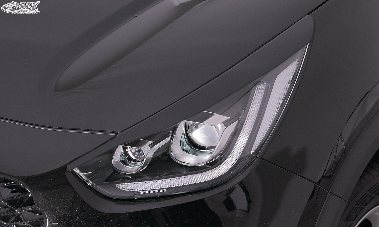 paupières de phares (la paire) RDX pour KIA Niro, e-Niro et Niro Plus (DE)