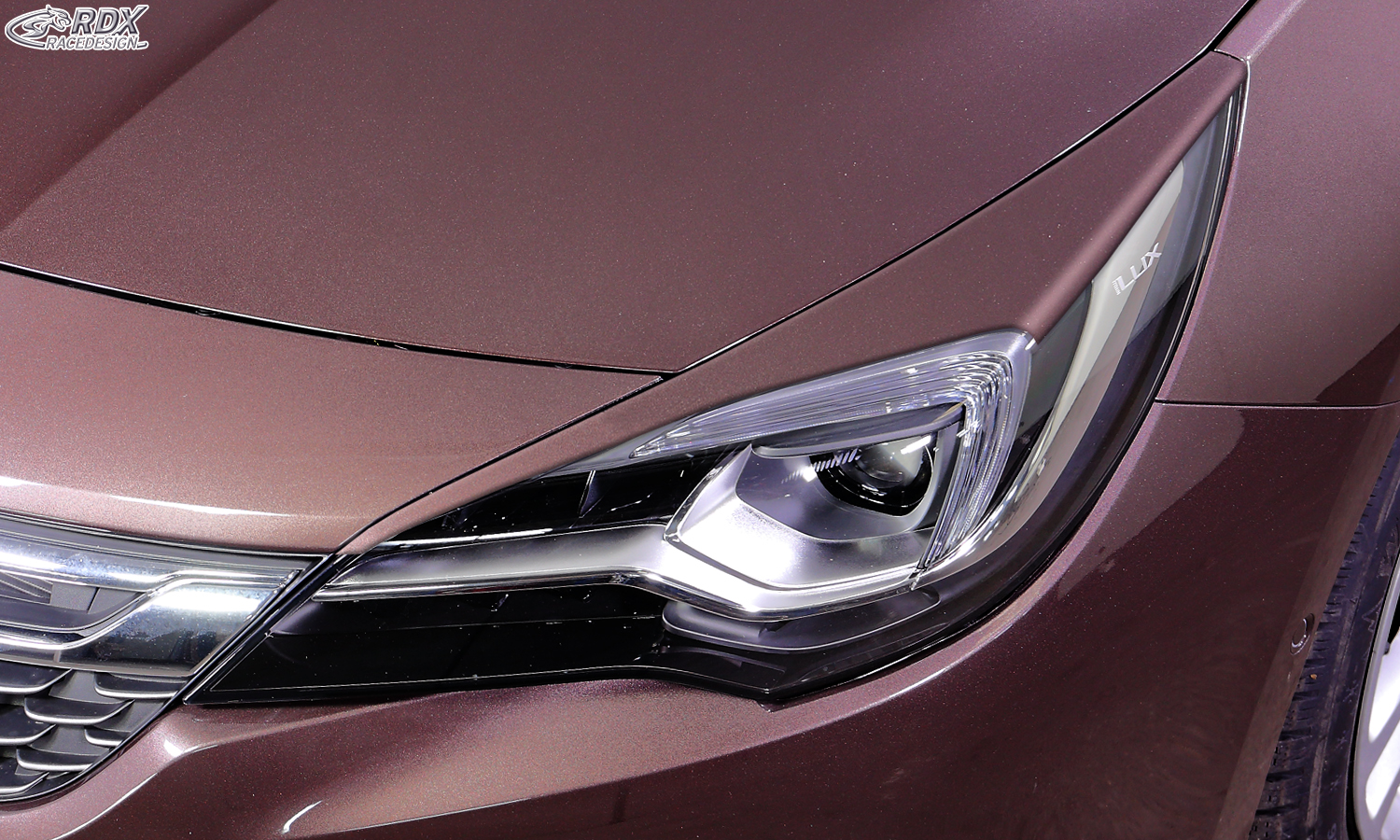 paupières de phares (la paire) RDX pour OPEL Astra K (2015+)