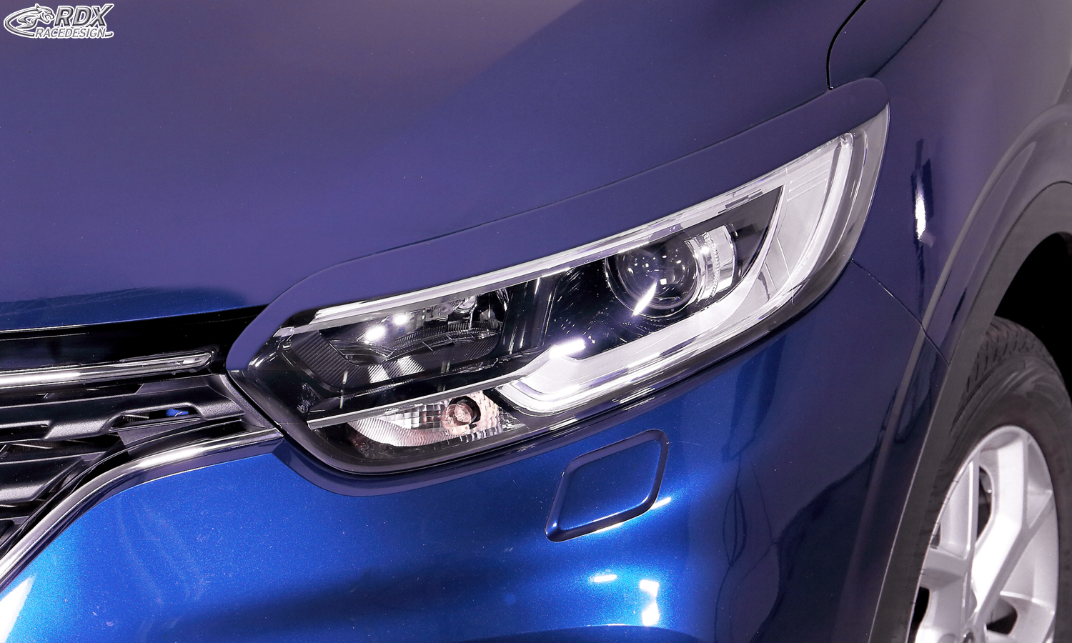 paupières de phares (la paire) RDX pour RENAULT Kadjar (RFE / 2015+)