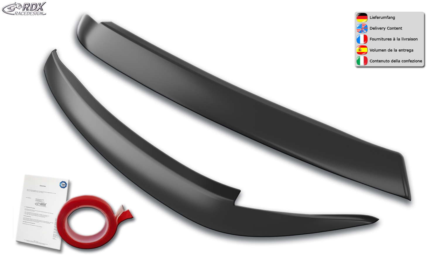 paupières de phares (la paire) RDX pour VW Caddy (SK / SKN / 2020+)