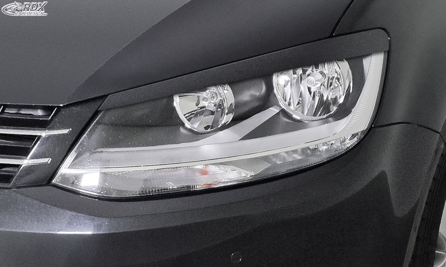 paupières de phares (la paire) RDX pour VW Sharan (7N / 2010+) et SEAT Alhambra (7N / 2010+)