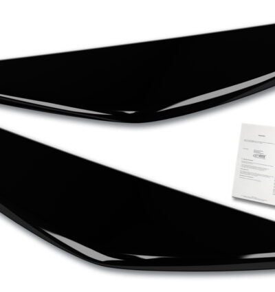 paupières de phares (la paire) RDX pour FORD Kuga (DM2 | 2016-2020) noir brillant