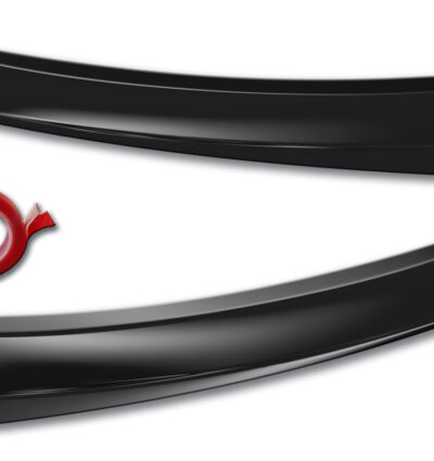 paupières de phares (la paire) RDX pour DACIA Duster II SR (Mod. 2018-2024) noir brillant Light Brows