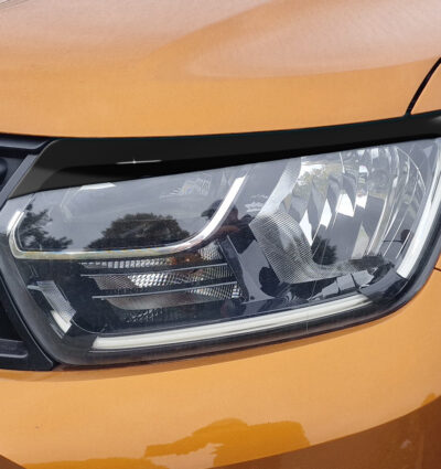 paupières de phares (la paire) RDX pour DACIA Duster II SR (Mod. 2018-2024) noir brillant Light Brows