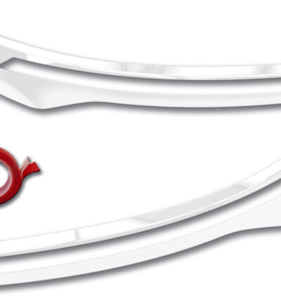 paupières de phares (la paire) RDX pour MAXUS DELIVER 9 (2020+) blanc brillant Light Brows