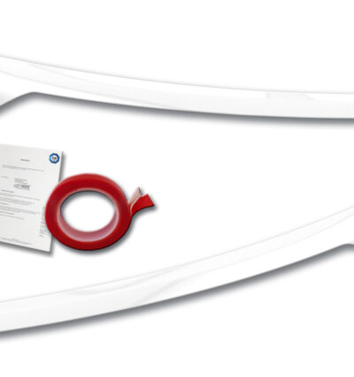 paupières de phares (la paire) RDX pour FORD Transit Courier et Tourneo Courier (N1P / N3P | 2024+) blanc brillant Light Brows