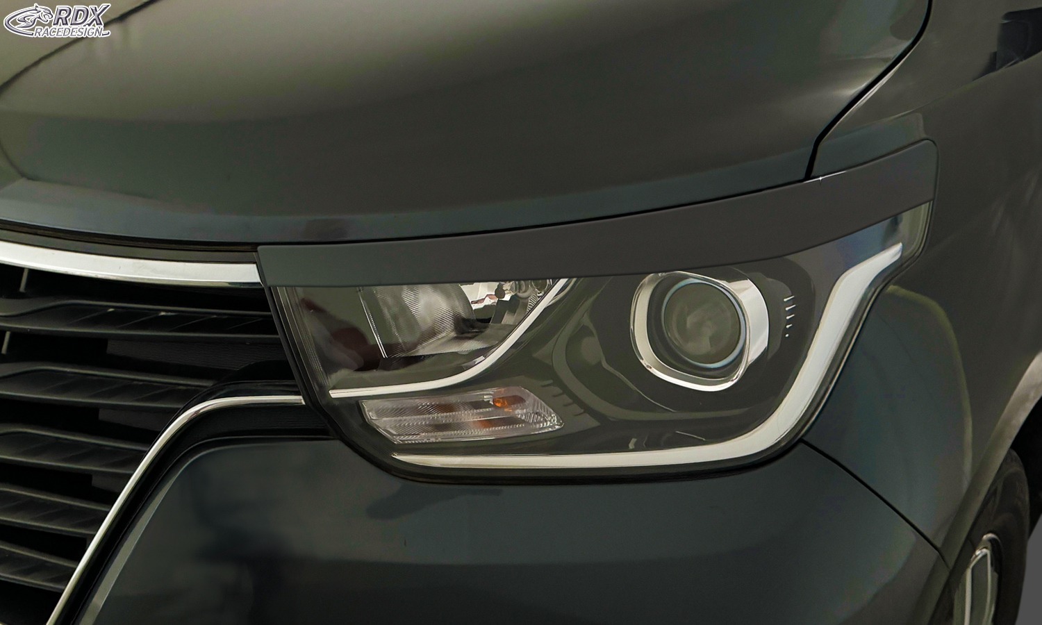 paupières de phares (la paire) RDX pour HYUNDAI H-1 / H300 / i800 (TQ / 2018+)