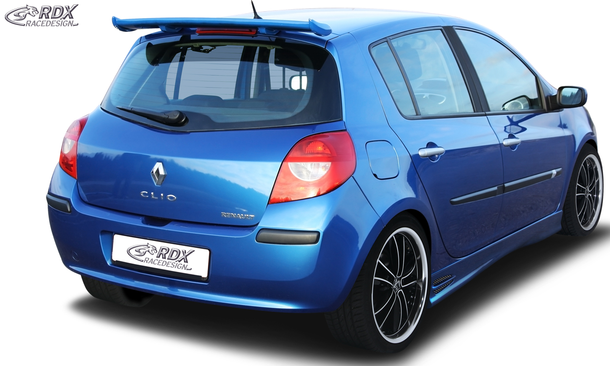 Bas de caisse (la paire) RDX pour RENAULT Clio 3 Phase 1 / 2 (hors RS) « GT4 »