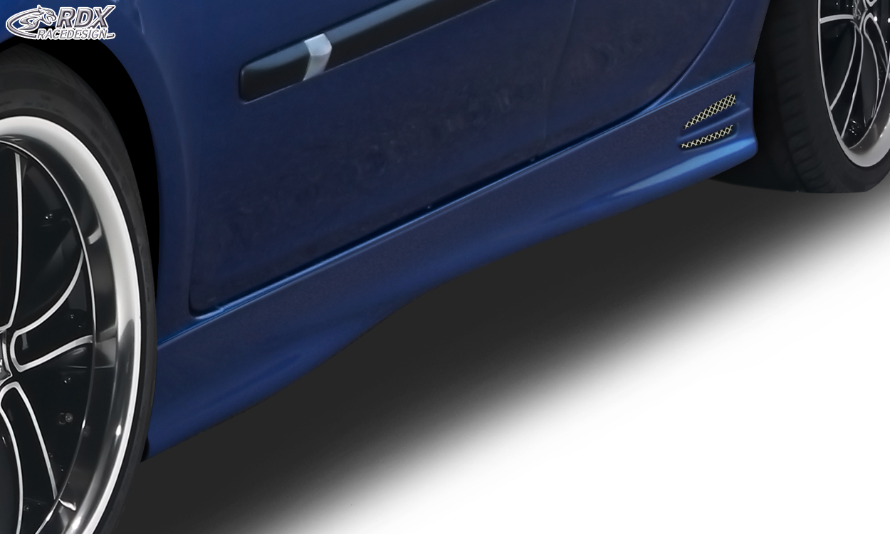 Bas de caisse (la paire) RDX pour RENAULT Clio 3 Phase 1 / 2 (hors RS) « GT4 »