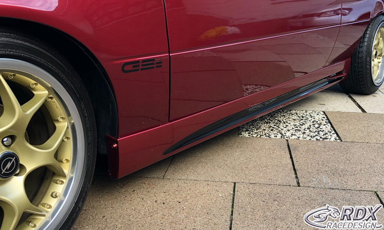 Bas de caisse (la paire) RDX pour OPEL / VAUXHALL Kadett E « GT-Race »