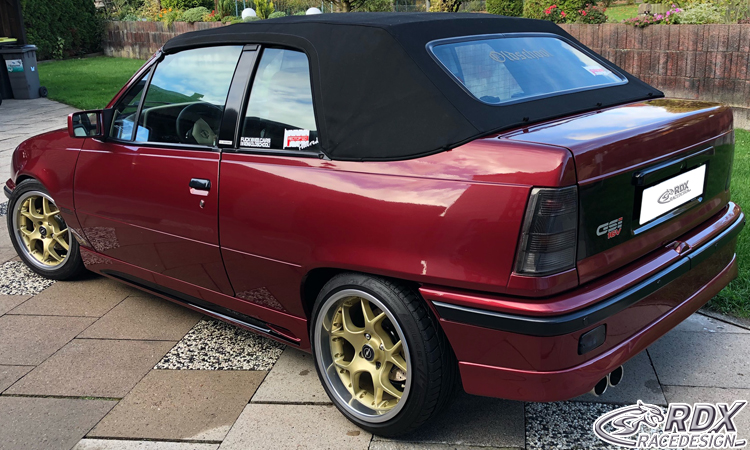 Bas de caisse (la paire) RDX pour OPEL / VAUXHALL Kadett E « GT-Race »
