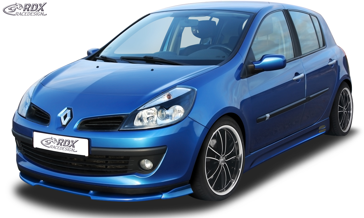 Bas de caisse (la paire) RDX pour RENAULT Clio 3 Phase 1 / 2 (hors RS) « GT-Race »