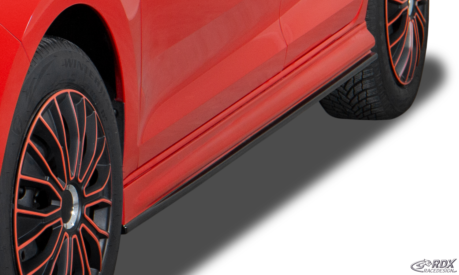Bas de caisse (la paire) RDX pour SKODA Rapid (NH / 2012+) « Édition »