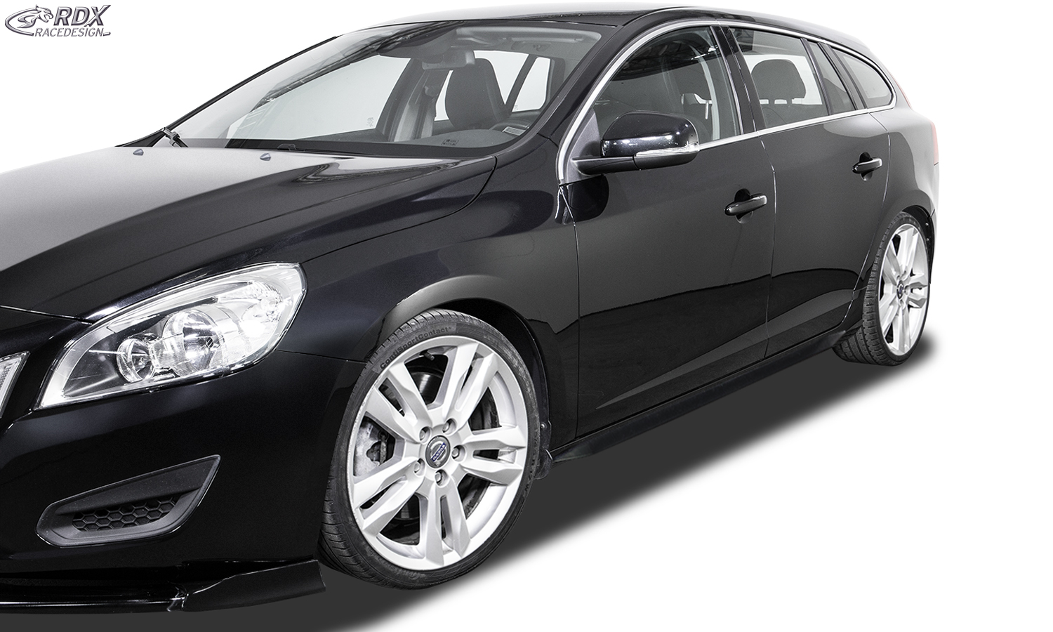 Bas de caisse (la paire) RDX pour VOLVO V60 / S60 2010-2013 « Slim »