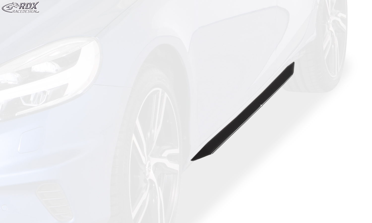 Bas de caisse (la paire) RDX pour VOLVO V40 2012+ « Slim »