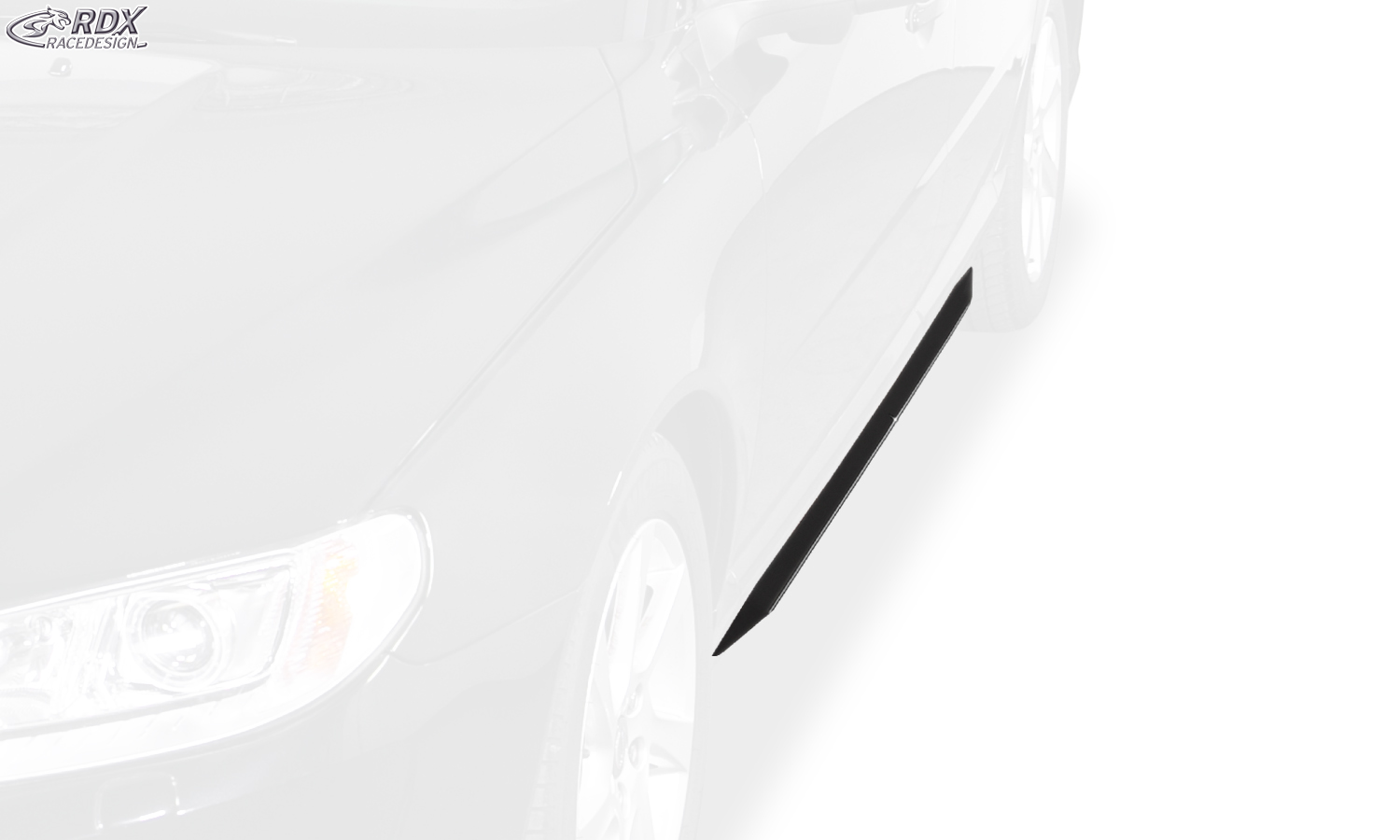 Bas de caisse (la paire) RDX pour VOLVO S80 2006-2016 / V70 2007-2016 « Slim »