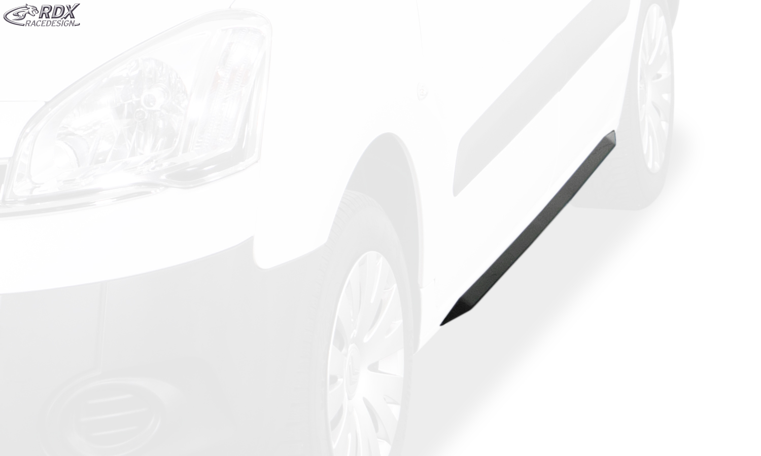Bas de caisse (la paire) RDX pour CITROËN Berlingo 2008-2018 (Type 7) / pour PEUGEOT Partner 2008-2018 (Type 7) "Slim"
