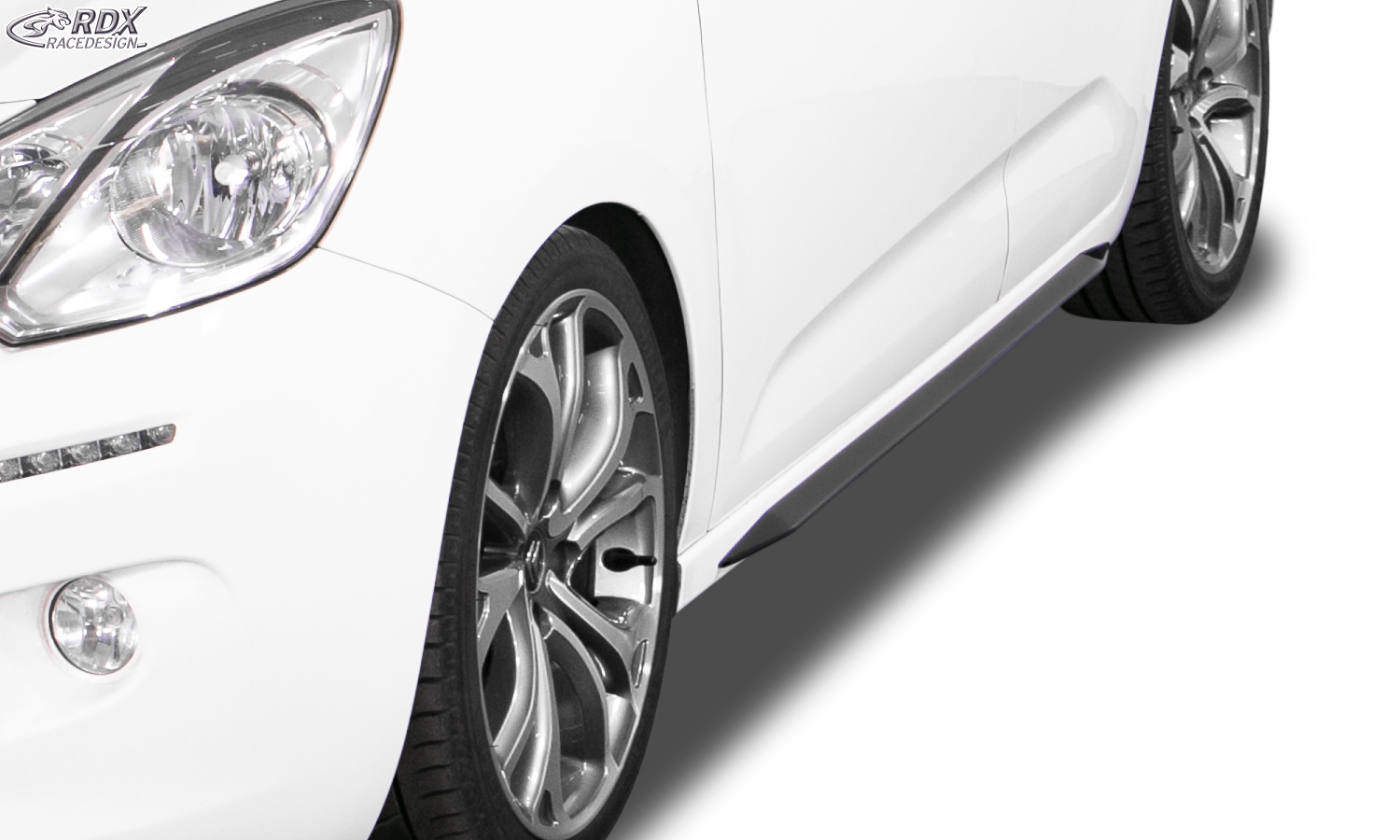Bas de caisse (la paire) RDX pour CITROËN C3 2009-2017 « Slim »