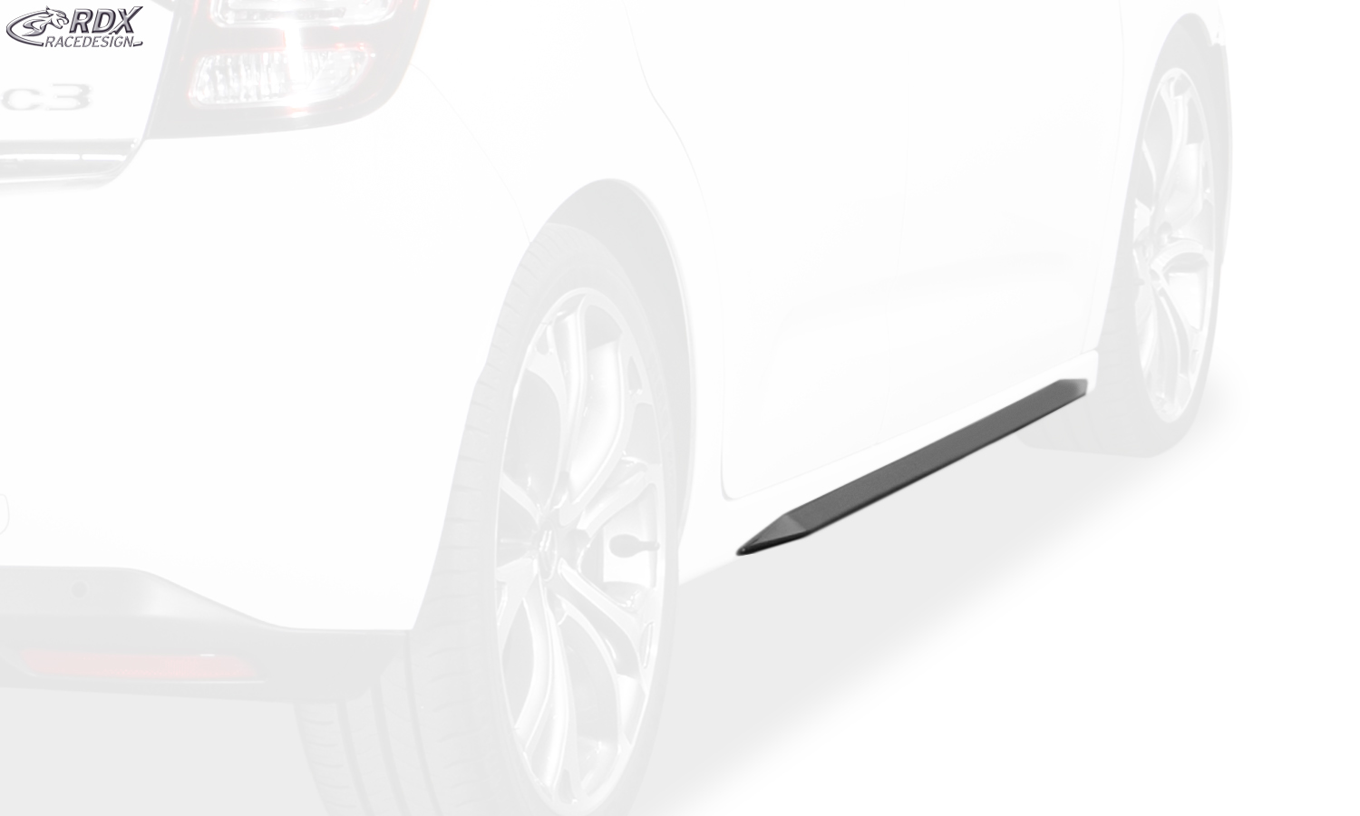 Bas de caisse (la paire) RDX pour CITROËN C3 2009-2017 « Slim »