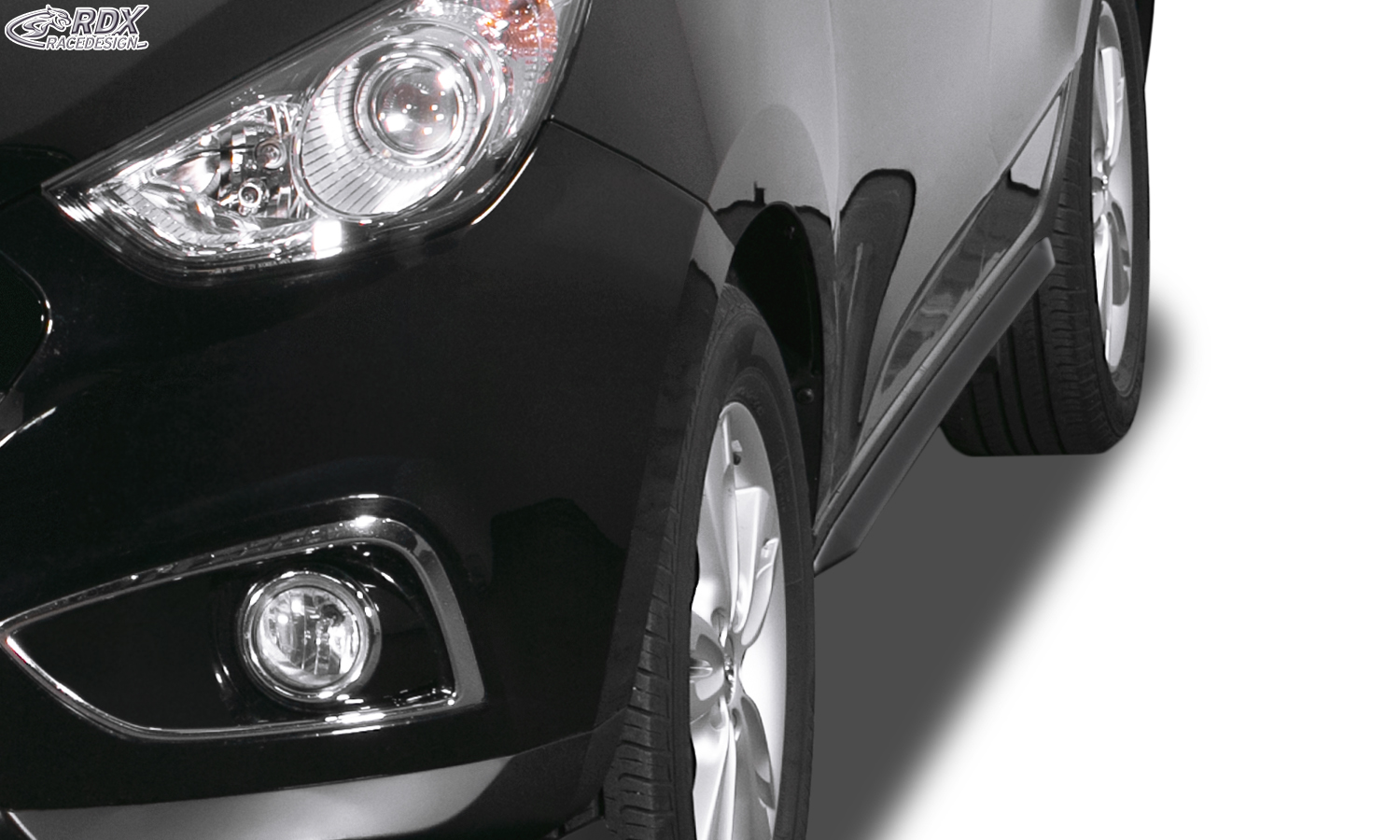 Bas de caisse (la paire) RDX pour HYUNDAI iX35 2009-2016 « Slim »