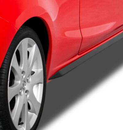 Bas de caisse (la paire) RDX pour MAZDA 2 (DE) 2007-2014 « Slim »