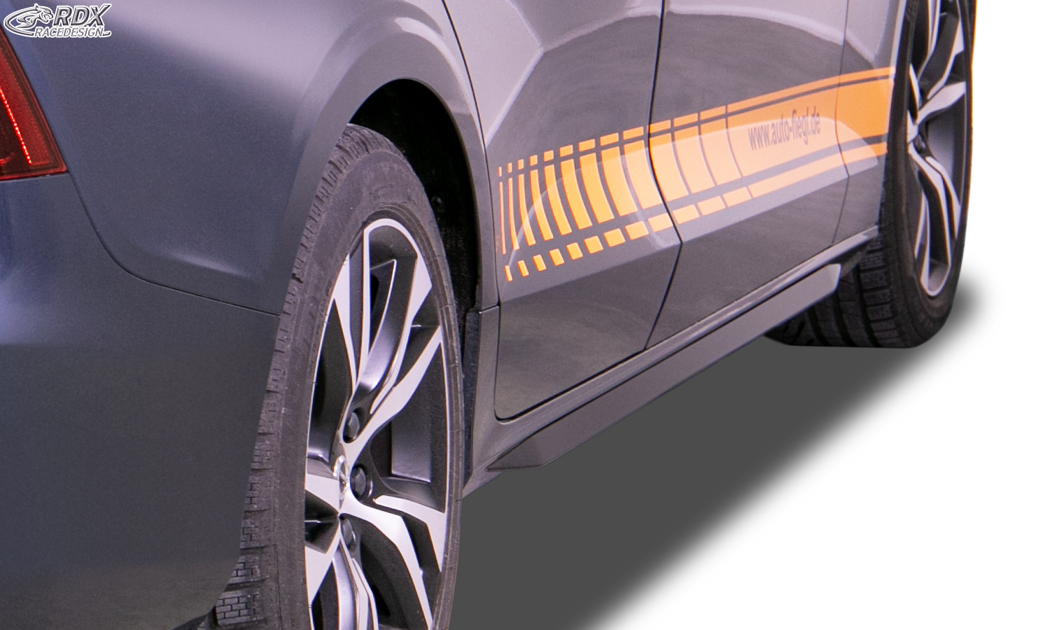 Bas de caisse (la paire) RDX pour VOLVO V60 / S60 2018+ « Slim »