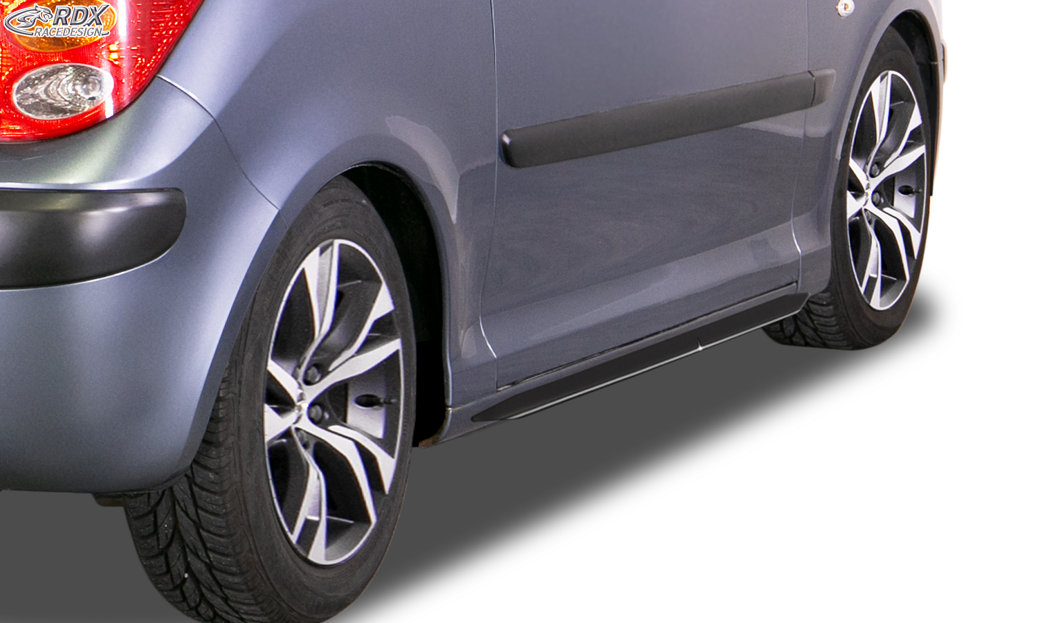 Bas de caisse (la paire) RDX pour PEUGEOT 1007 « Slim »